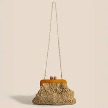 Load image into Gallery viewer, Braided Wooden Frame Clutch