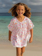 Load image into Gallery viewer, Kids UPF50+ Flamingo Love Cover-up Dress