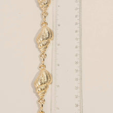 Load image into Gallery viewer, Coastal Shell Chain Belt