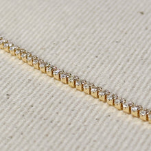 Load image into Gallery viewer, 18k Gold Filled Marquise Tennis Necklace
