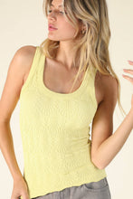 Load image into Gallery viewer, Reversible Lace Textured Tank Top