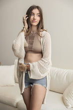 Load image into Gallery viewer, Cream Knit Cardigan