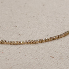 Load image into Gallery viewer, 18k Gold Filled CZ Tennis Necklace
