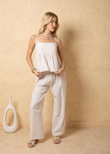 Load image into Gallery viewer, Light Beige Babydoll Cotton Top