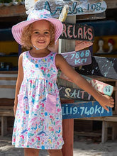Load image into Gallery viewer, Kids UPF50+ Mermaid & Friends Sleeveless Dress with Pockets