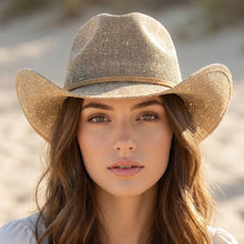 Load image into Gallery viewer, All Over Champagne Sequin Cowboy Hat