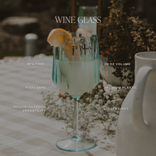 Load image into Gallery viewer, Plastic Wine Glass Drinkware
