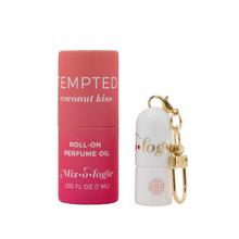 Load image into Gallery viewer, Tempted (coconut kiss) Keychain Mini Roll-On Perfume (1 mL)