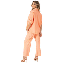 Load image into Gallery viewer, Peach Cotton Button Down Top