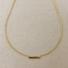 Load image into Gallery viewer, 18k Gold Filled Mama Necklace