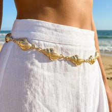 Load image into Gallery viewer, Coastal Shell Chain Belt
