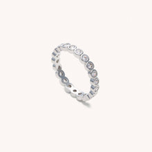 Load image into Gallery viewer, Evie Silver Circle Gem Ring