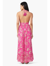 Load image into Gallery viewer, Carnation Pink Shimmer Maxi Dress