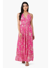 Load image into Gallery viewer, Carnation Pink Shimmer Maxi Dress