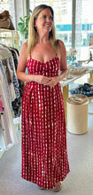 Load image into Gallery viewer, Ayanna Red Maxi Dress
