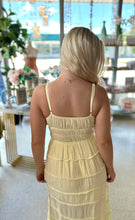 Load image into Gallery viewer, Light Yellow Sunshine Maxi Dress