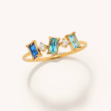 Load image into Gallery viewer, Talia Triple Crystal Ring