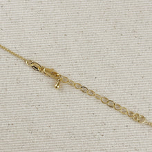 Load image into Gallery viewer, 18k Gold Filled Ellipse Solitaire Necklace