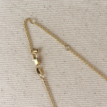 Load image into Gallery viewer, 18k Gold Filled Spaced Baroque Pearls Necklace