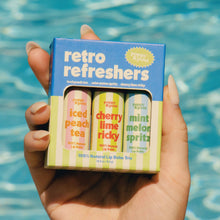 Load image into Gallery viewer, Retro Refreshers Lip Balm Trio Gift Set