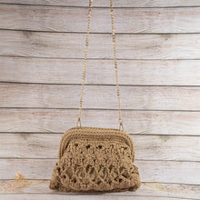 Load image into Gallery viewer, Floral Crochet Openwork Bag