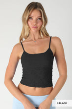 Load image into Gallery viewer, Floral Lace Textured Cami