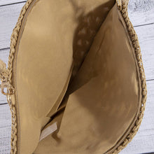 Load image into Gallery viewer, Pearl Beaded Crochet Crossbody Bag
