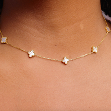 Load image into Gallery viewer, Mini White Flora Necklace