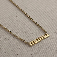 Load image into Gallery viewer, 18k Gold Filled Mama Necklace