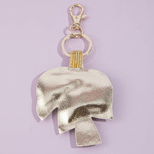 Load image into Gallery viewer, Sequin Palm Tree Beaded Keychain Bag Charm