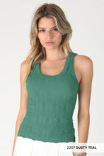 Load image into Gallery viewer, Reversible Lace Textured Tank Top