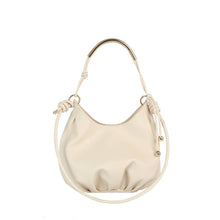 Load image into Gallery viewer, Curved Bar Handle Bucket Bag