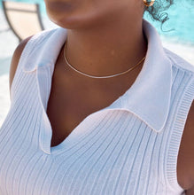 Load image into Gallery viewer, Micro Tennis Necklace- Gold