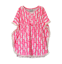 Load image into Gallery viewer, Kids UPF50+ Cover-up Shimmering Pink Mermaid Dress