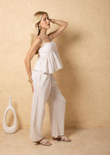 Load image into Gallery viewer, Light Beige Babydoll Cotton Top
