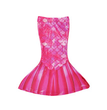 Load image into Gallery viewer, UPF 50+ 3-piece Mermaid Scales Pink Shimmer Swim Set

