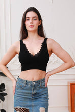 Load image into Gallery viewer, Seamless Lace Trim Bralette

