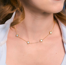 Load image into Gallery viewer, Mini White Flora Necklace
