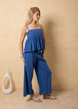 Load image into Gallery viewer, Deep Blue Cotton Pants
