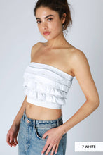 Load image into Gallery viewer, Layered Ruffle Tube Top
