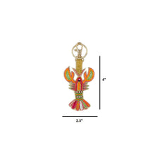 Load image into Gallery viewer, Beaded Crawfish Keychain Bag Charm
