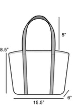 Load image into Gallery viewer, Floral Printed Jute Rectangle Tote Bag
