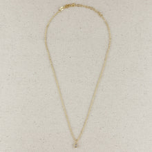 Load image into Gallery viewer, 18k Gold Filled Ellipse Solitaire Necklace

