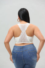 Load image into Gallery viewer, Lace Racerback Bralette - Plus Size

