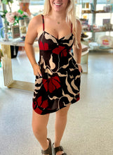 Load image into Gallery viewer, Fleur Brown Leaf Sundress
