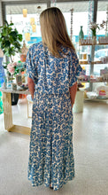 Load image into Gallery viewer, Blue Petals Dolman Top

