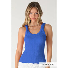 Load image into Gallery viewer, Reversible Lace Textured Tank Top
