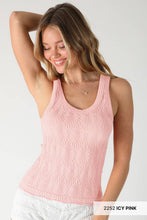 Load image into Gallery viewer, Reversible Lace Textured Tank Top
