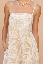 Load image into Gallery viewer, Tropical Leaf A Line Mini Dress
