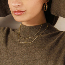 Load image into Gallery viewer, 18k Gold Filled Bead Detailed Box Chain
